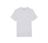 Farah - Danny - T-shirt in cotone bianca-Bianco XXL