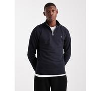 Farah - Jim - Felpa blu navy con zip corta L