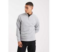 Farah - Jim - Felpa color grigio chiaro con zip corta XXL