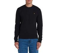 Farah Tim Crew Maglia di Tuta, Nero, L Uomo