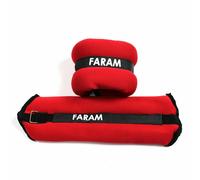 Faram coppia cavigliere/polsiere 1KG x 2 rosse