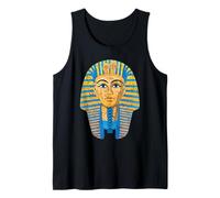 Faraone Egiziano King Tut Tutankhamen Design Distressed Canotta