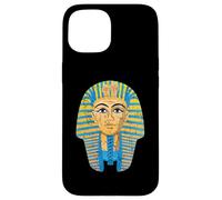 Faraone egiziano King Tut Tutankhamen Design Distressed Custodia per iPhone 15