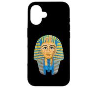 Faraone egiziano King Tut Tutankhamen Design Distressed Custodia per iPhone 16