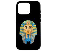 Faraone egiziano King Tut Tutankhamen Design Distressed Custodia per iPhone 16 Pro