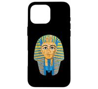 Faraone egiziano King Tut Tutankhamen Design Distressed Custodia per iPhone 16 Pro Max
