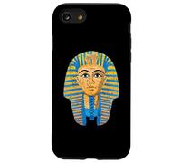 Faraone egiziano King Tut Tutankhamen Design Distressed Custodia per iPhone SE (2020) / 7/8