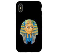 Faraone egiziano King Tut Tutankhamen Design Distressed Custodia per iPhone X/XS