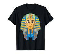 Faraone Egiziano King Tut Tutankhamen Design Distressed Maglietta