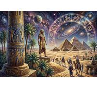 Faraone egizio Tutankhamon Puzzle 1000 Pezzi,Decorazione Casa,Idea Regalo,Gioco Educativo,Adulti E Ragazzi,Sfida Impossibile,Cartone Di Qualità,dai 14 Anni,Antistress 52x38cm