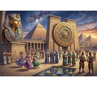 Faraone egizio Tutankhamon Puzzle 1000 Pezzi,Gioco Educativo,dai 14 Anni,Idea Regalo,Adulti E Ragazzi,Sfida Impossibile,Decorazione Casa,Cartone Di Qualità,Antistress 38x26cm