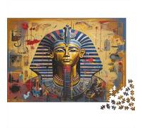 Faraone Rompicapo 1000 Pezzi In puzzle in Cartone Premium, Un Puzzles Per Giochi Di Puzzle Per Lo Sviluppo Cognitivo, Ideale Per Passatempo Per Anziani, Il Puzzle Più Venduto 38x26cm/1000pcs