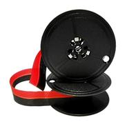 Farbbandfabrik - Nastro compatibile con macchina da scrivere Hermes Baby 1000, taglia 5, nero/rosso