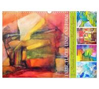 Farbe, Fläche, Linie und Form - Abstrakte Malerei von Michaela Spreider (Wandkalender 2026 DIN A3 quer), CALVENDO Monatskalender: Abstrakte Kunst in leuchtenden Farben
