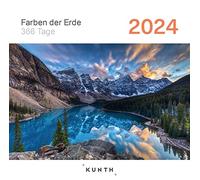 Farben der Erde - KUNTH 366-Tage-Abreißkalender 2024: Tägliche Inspiration in Bild und Text. Kalender zum Aufhängen oder Aufstellen.
