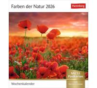 Farben der Natur Postkartenkalender 2026 - Wochenkalender mit 53 Postkarten: Farbenprächtige Naturaufnahmen in einem Fotokalender im Postkartenformat. Tischkalender zum Aufstellen mit 53 Postkarten