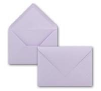 FarbenFroh by GUSTAV NEUSER 50 buste piccole in formato DIN C7, 8,1 x 11,4 cm, con lembo a punta e colla umettabile, in buste bianche da 80 g/m²