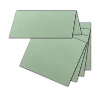 FarbenFroh di GUSTAV NEUSER 50 segnaposto in Eucalyptus (Verde) - 4,5 x 10 cm - bianchi - Doppie carte - come segnaposto e segnaposto con nome per matrimoni e feste