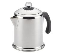 Farberware - Percolatore per caffè Yosemite in acciaio INOX 12-Cup Acciaio inox