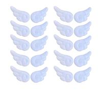 Farbic - Spilla colorata a forma di ali d'angelo, con chiusure di sicurezza per vestiti, borse, cappelli, accessori decorativi, spilla d'angelo, Einheitsgröße, come descritto