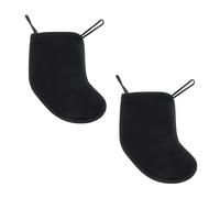 FarBoat 2 Pz Violino Mentoniera Pad 1/2 1/4 Cotone Mentoniera Copertura Spalla Violino Per Praticare Meglio, Nero