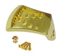 FarBoat Cordiera triangolare Mandolino Cordiera 8-String Arc Top Strumatura Strumento Parti Cordiera (7 x 4,4 cm oro)