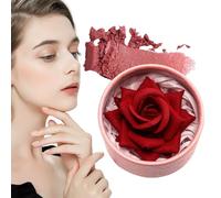 Fard a Ciglia per Viso | Formula a Lunga Durata - Effetto 3D Petali di Rosa Leggero e Duraturo, Rossetto Coprente per Viso e Guance Ideale per Feste e Incontri