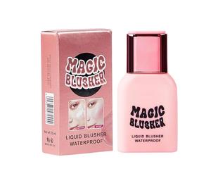 Fard liquido - trucco liquido resistente all'acqua con variazioni di temperatura - trucco blush - per donne e ragazze, diario dall'aspetto naturale