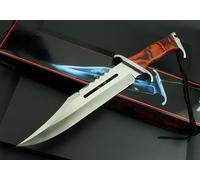 FARDEER KS21 Coltello Esterno Fisso, Coltello da Caccia Lama Fissa, Tang Pieno, Coltello di Sopravvivenza Tagliente con Fondina, Coltello Bushcraft con Manico G10, Coltello da Cintura