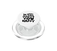 Fare Cosa Ti Rende Felice Retro Ondulato Font PopSockets PopGrip per MagSafe