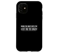 Fare di più con il meno per i dipendenti pubblici più lunghi Custodia per iPhone 11