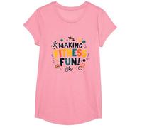 Fare Fitness Divertente Educazione Fisica Citazione Motivazionale Maglietta, Ragazze, Rosa, L