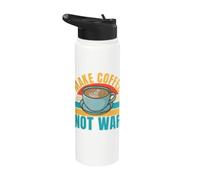 Fare il caffè non il caffè di guerra Stainless Steel Insulated Water Bottle