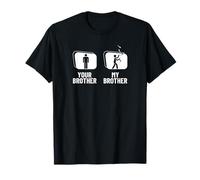 Fare Il giocoliere con Tuo Fratello Mio Fratello Sorella Funny Juggler Maglietta