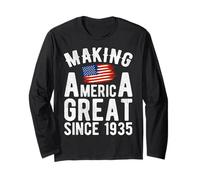 Fare l"America grande dal 1935 90 Anni Uomini Donne Maglia a Manica