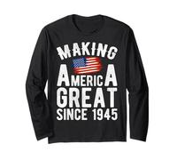 Fare l"America grande dal 1945 80 Anni Uomini Donne Maglia a Manica