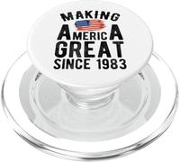 Fare l"America grande dal 1983 43 Anni Uomini Donne PopSockets PopGrip per MagSafe