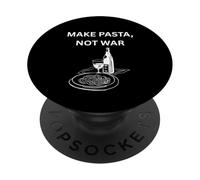 Fare la pasta, non la guerra Divertente Detto Sarcastico PopSockets PopGrip Adesivo
