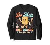 Fare Matematica Non magia Divertente Matematica Insegnante Studente Torna a Scuola Maglia a Manica