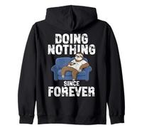 Fare Niente da Sempre Design Lazy Sloth Felpa con Cappuccio