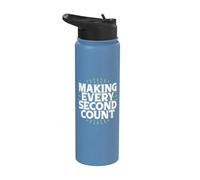 Fare ogni secondo conteggio Sport Team Stainless Steel Insulated Water Bottle