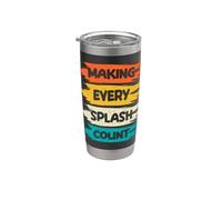 Fare ogni Splash Count Dock Diving Bicchiere termico in acciaio inox doppia parete