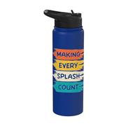 Fare ogni Splash Count Dock Diving Stainless Steel Insulated Water Bottle