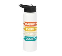 Fare ogni Splash Count Dock Diving Stainless Steel Insulated Water Bottle