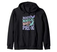 Fare Onde magiche in Pre-K Back To School Felpa con Cappuccio