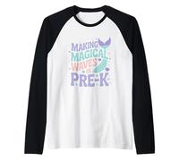 Fare Onde magiche in Pre-K Back To School Maglia con Maniche Raglan