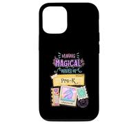 Fare onde magiche in Pre-K Back To School Mermaid Girls Custodia per iPhone 12/12 Pro