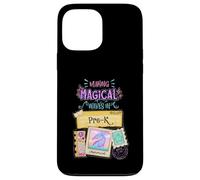 Fare onde magiche in Pre-K Back To School Mermaid Girls Custodia per iPhone 13 Pro Max