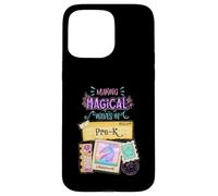 Fare onde magiche in Pre-K Back To School Mermaid Girls Custodia per iPhone 15 Pro Max