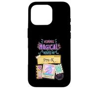 Fare onde magiche in Pre-K Back To School Mermaid Girls Custodia per iPhone 16 Pro